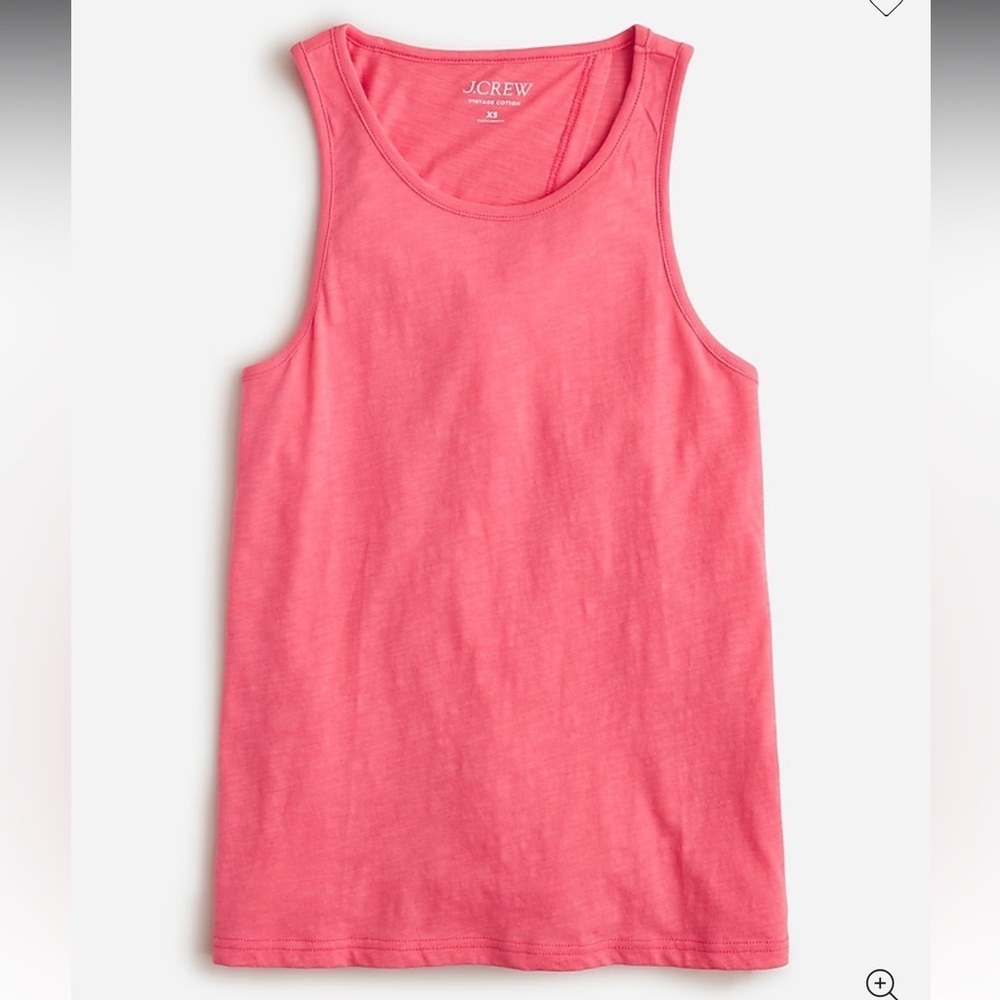 J.Crew NWT vintage cotton knot tie back tank top